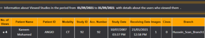 4. Displayed Report