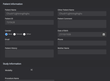1. Edit Information